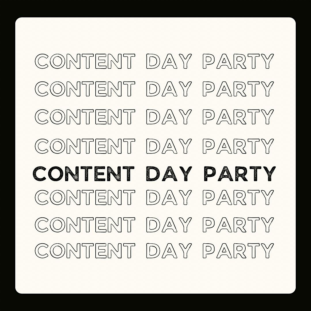 Content Day Party, 28 September | Event in Wilmington | AllEvents