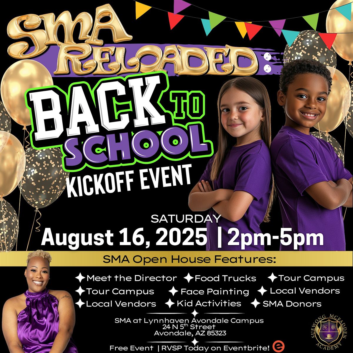 SMA Reloaded: Back to School Kickoff Event, 16 August | Event in Avondale | AllEvents