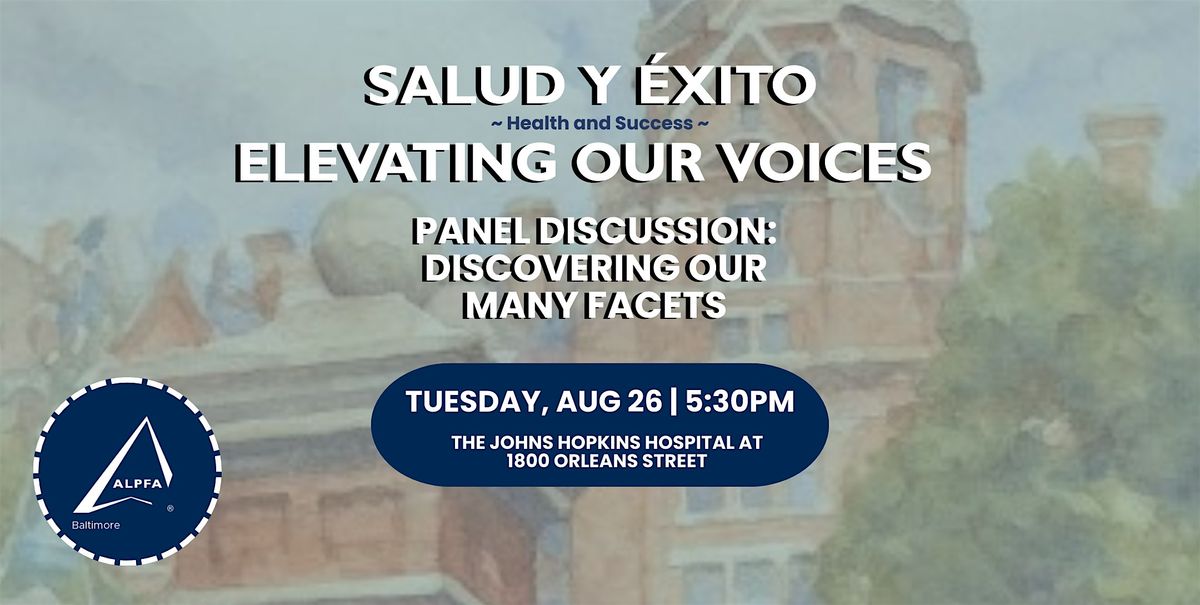 Salud y Éxito: Elevating Our Voices, 26 August | Event in Baltimore | AllEvents