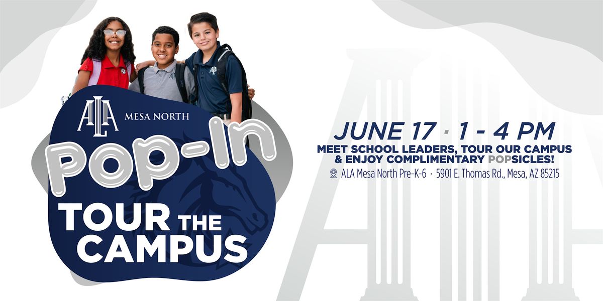 ALA Mesa North Elementary: Pop-In & Tour, 17 June | Event in Mesa | AllEvents