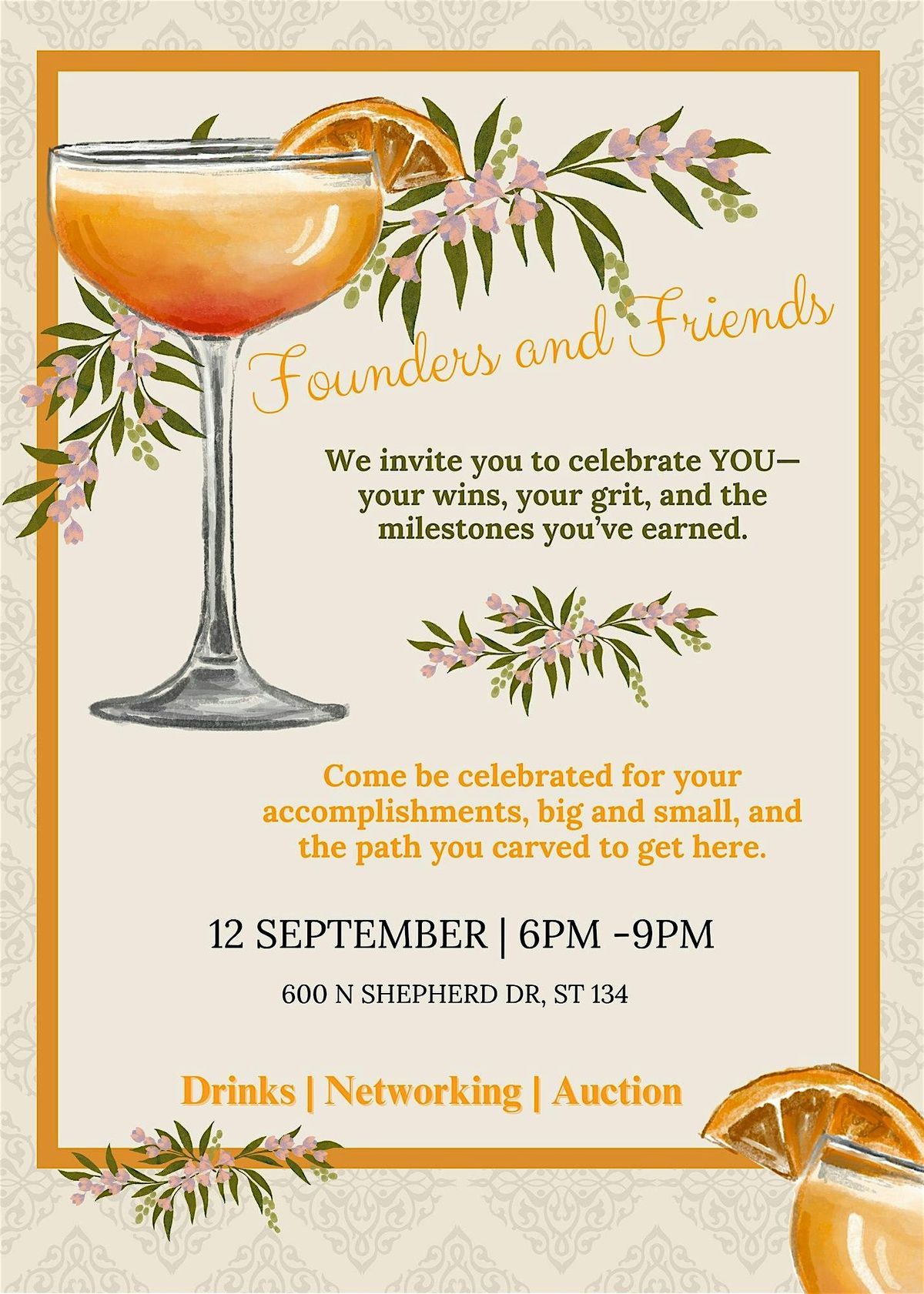 Founders & Friends - Networking at J.Aimer Jewelry, 12 September | Event in Houston | AllEvents