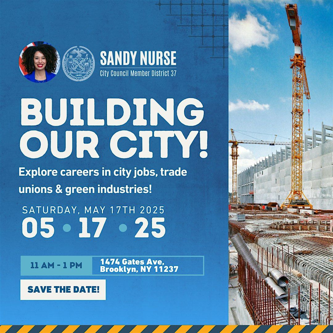 Building our City! Job Fair, 17 May | Event in Brooklyn | AllEvents
