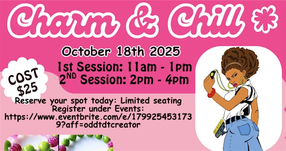 CHARM & CHILL!, 18 October | Event in Berwyn | AllEvents