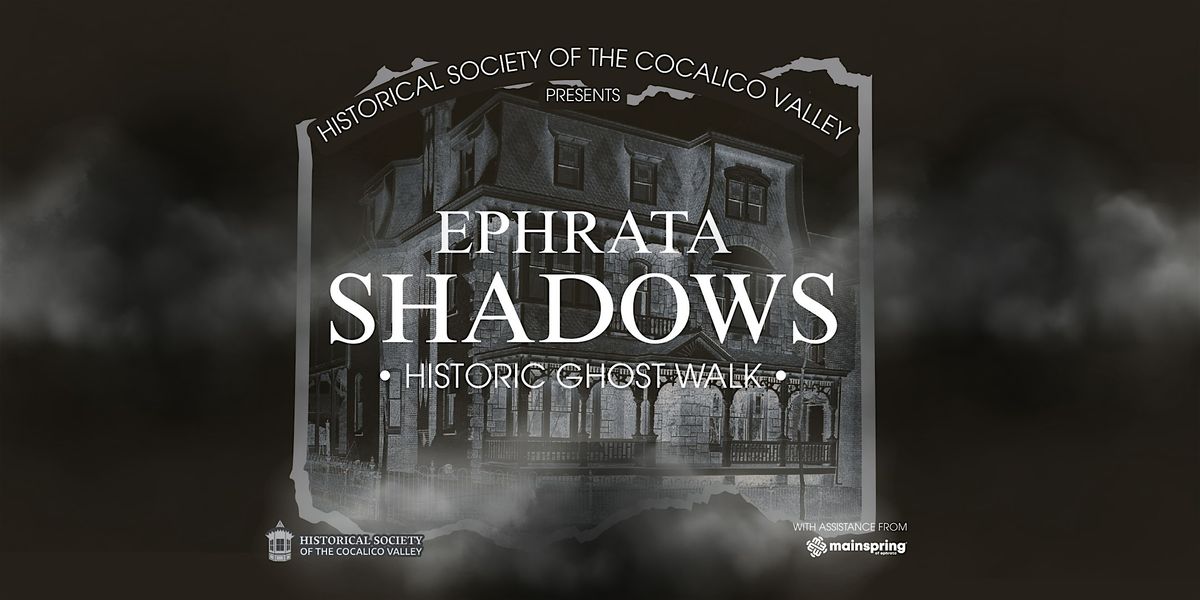 Ephrata Shadows: Historic Ghost Walk, 4 October | Event in Ephrata | AllEvents