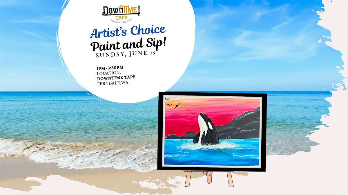 Paint and Sip at DownTime Taps!, 15 June | Event in Ferndale | AllEvents