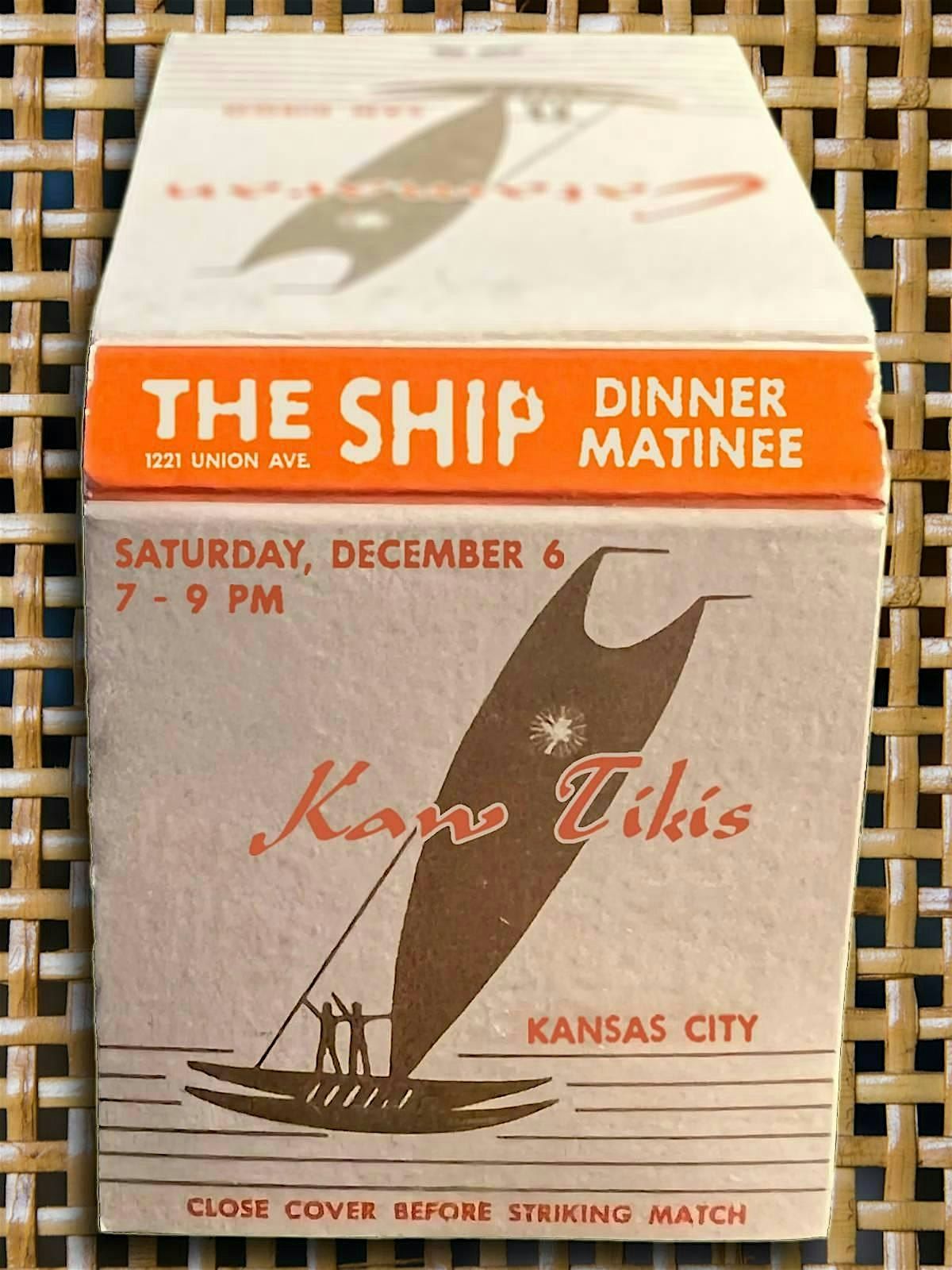Kaw Tikis Dinner Matinée at The Ship, 6 December | Event in Kansas City | AllEvents