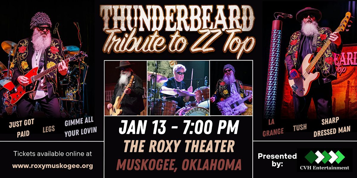 ThunderBeard: A Tribute to ZZ Top LIVE at The Roxy Theater