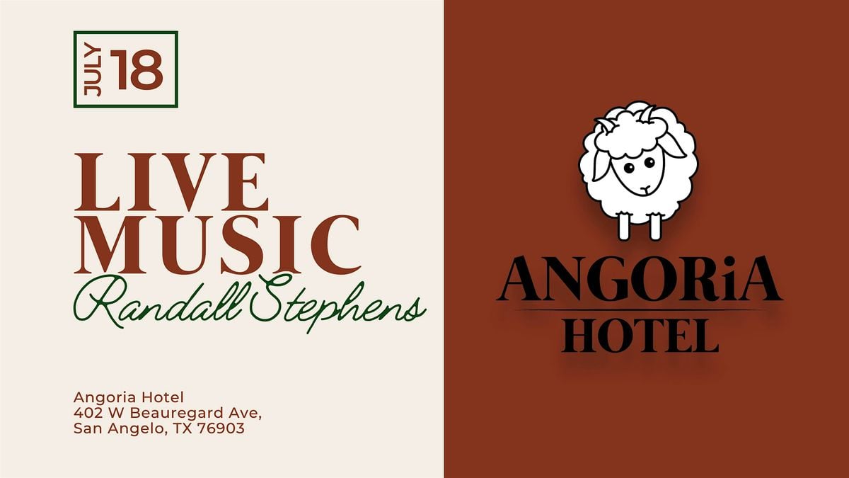 Live Music: Randall Stephens, 18 July | Event in San Angelo | AllEvents