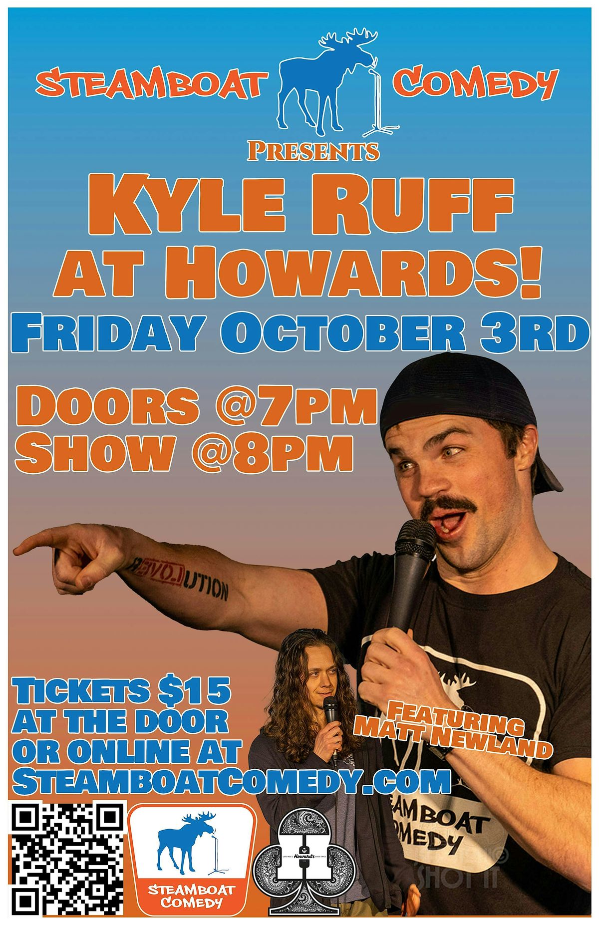 Kyle Ruff at Howards Club H!, 3 October | Event in Bowling Green | AllEvents