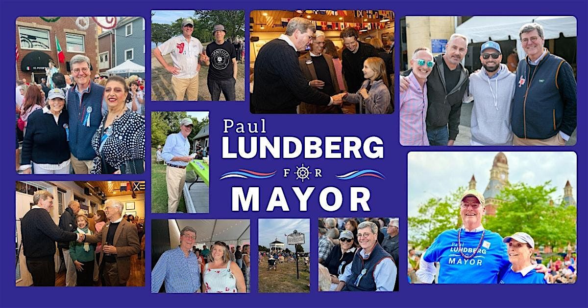 Paul Lundberg for Mayor Fundraiser: Downtown Merchants Forum at Minglewood, 20 August | Event in Gloucester