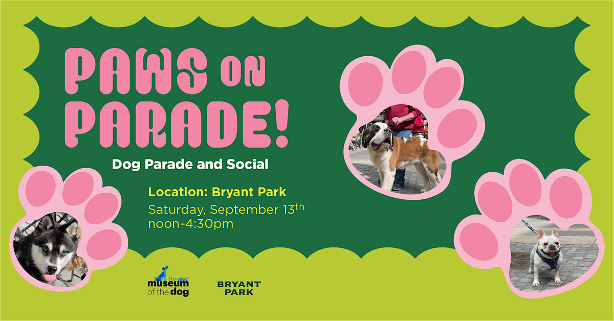 Paws on Parade 2025, 13 September | Event in New York | AllEvents