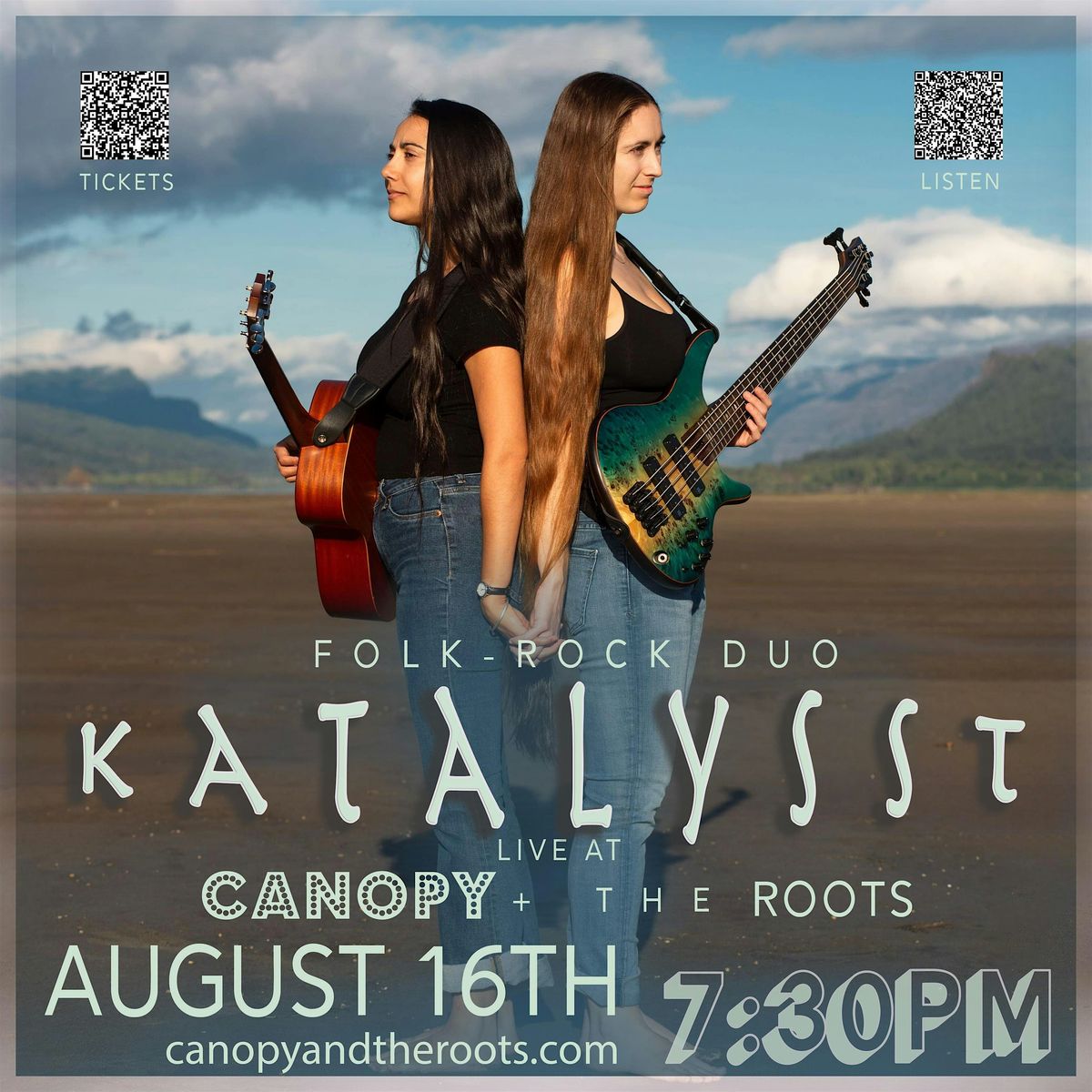 Katalysst :: Folk-Rock Duo LIVE in the Roots, 16 August | Event in Dahlonega | AllEvents