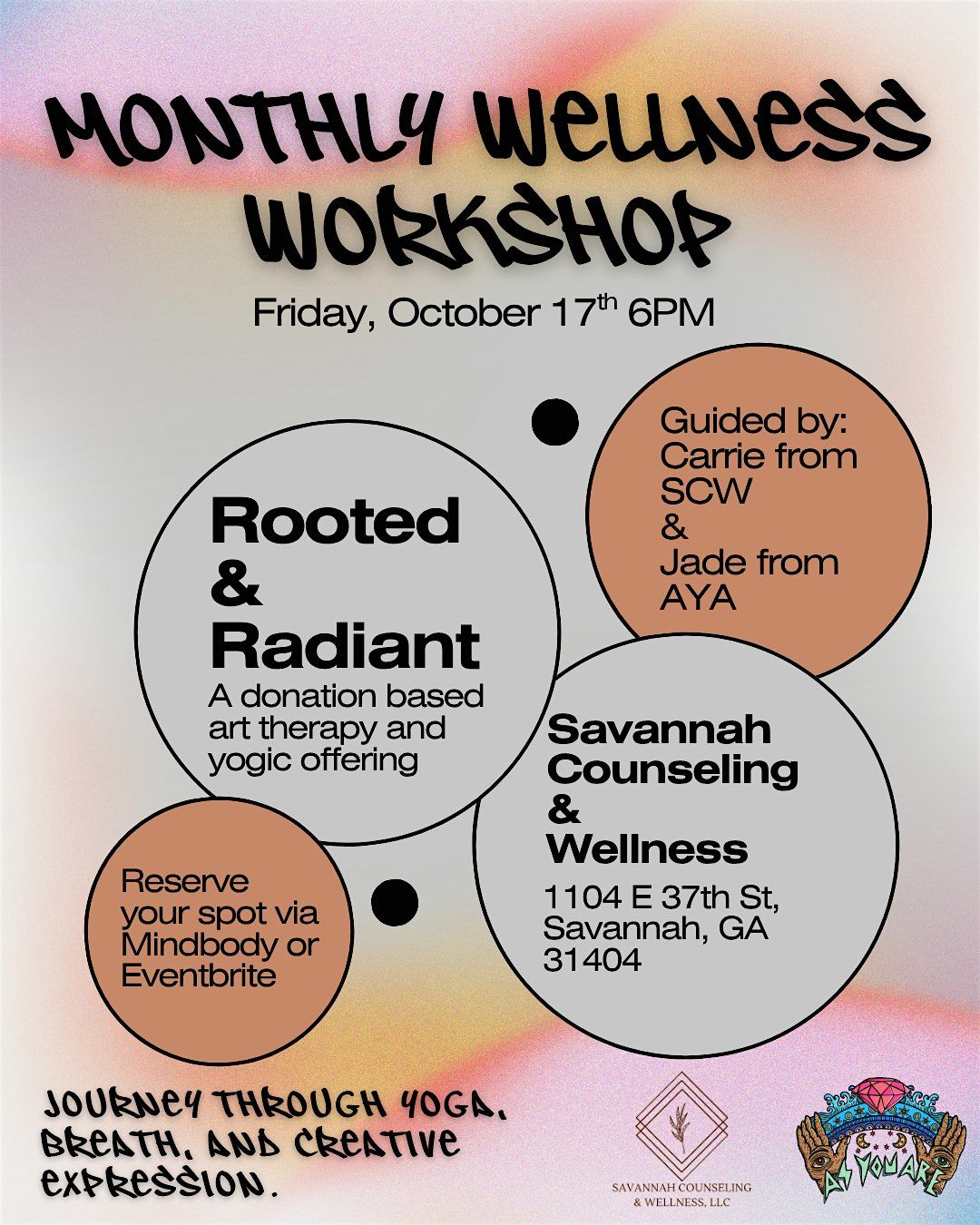 Rooted & Radiant: A Journey Through Yoga, Breath, and Creative Expression, 17 October | Event in Savannah