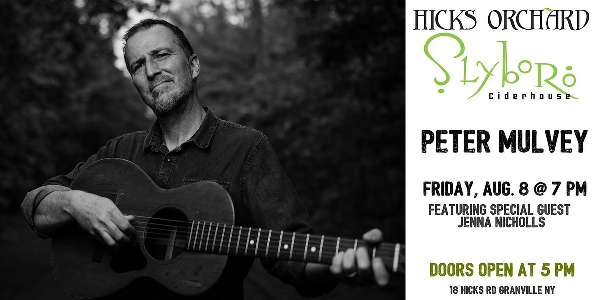 Peter Mulvey in concert with special guest Jenna Nicholls, 8 August | Event in Granville | AllEvents