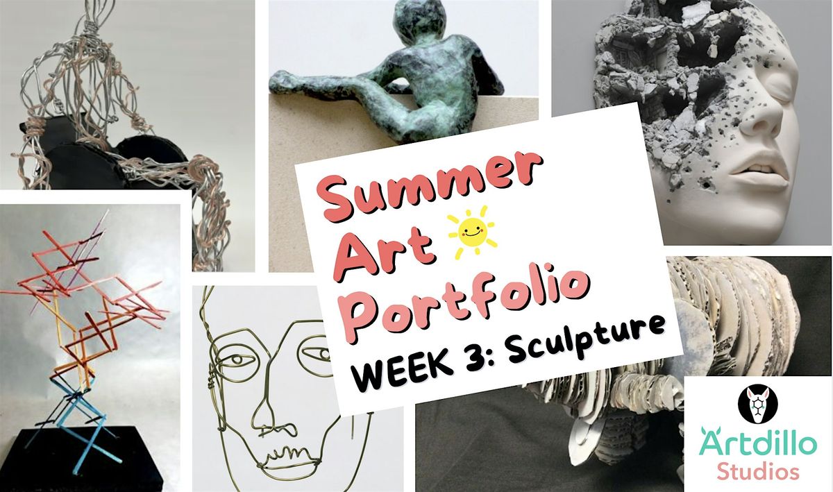 Art Portfolio Development Program (All Ages 15+) Week 3: Sculpture/3D, 8 July | Event in Flint | AllEvents