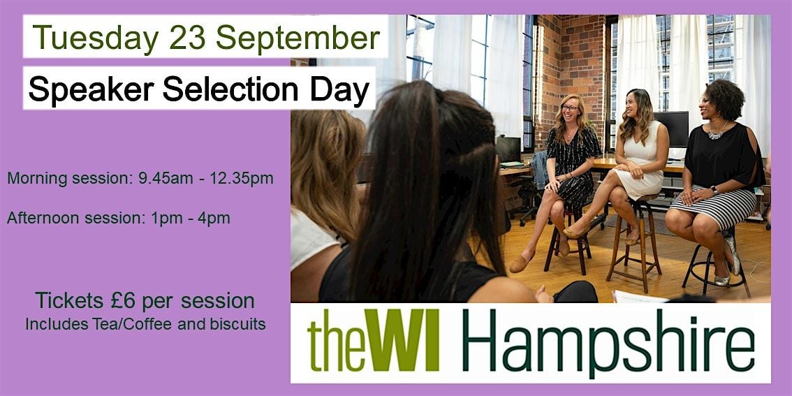 Speaker Selection Day | Event in Havant | AllEvents