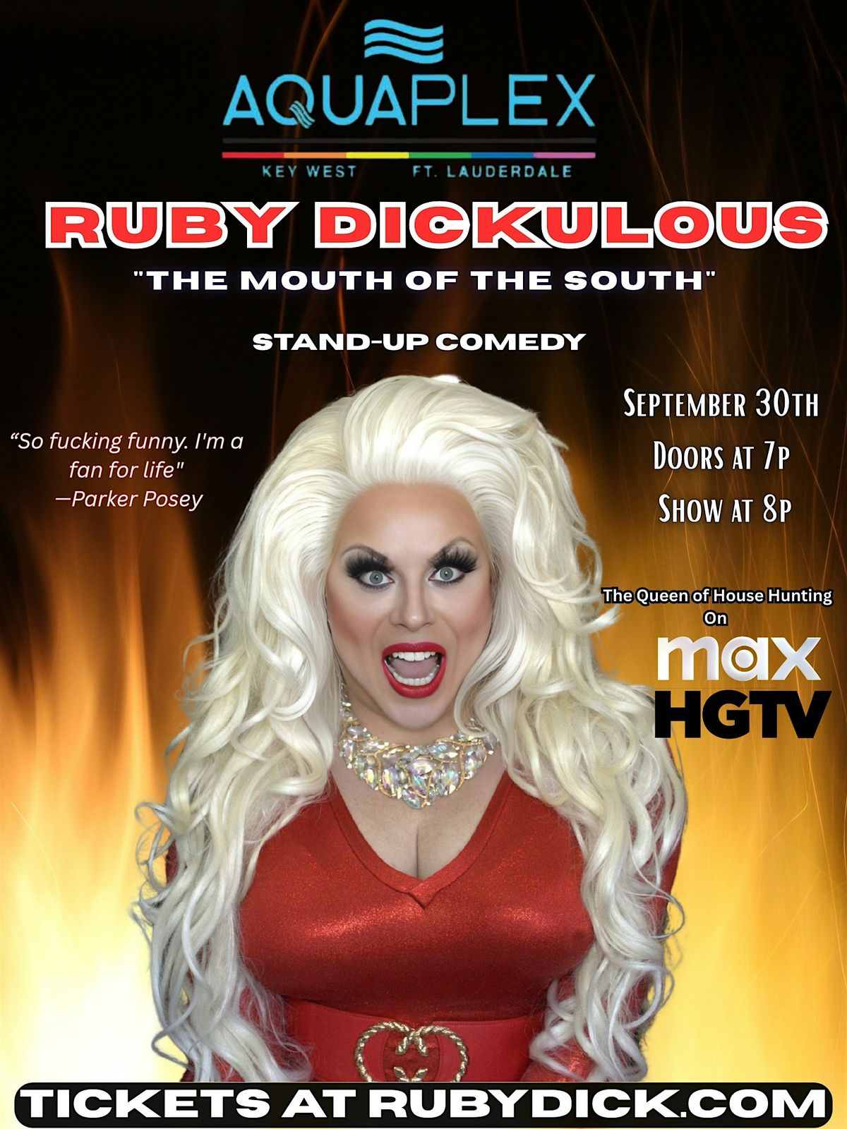 Ruby Dickulous : The Mouth Of The South, 30 September | Event in Fort Lauderdale | AllEvents