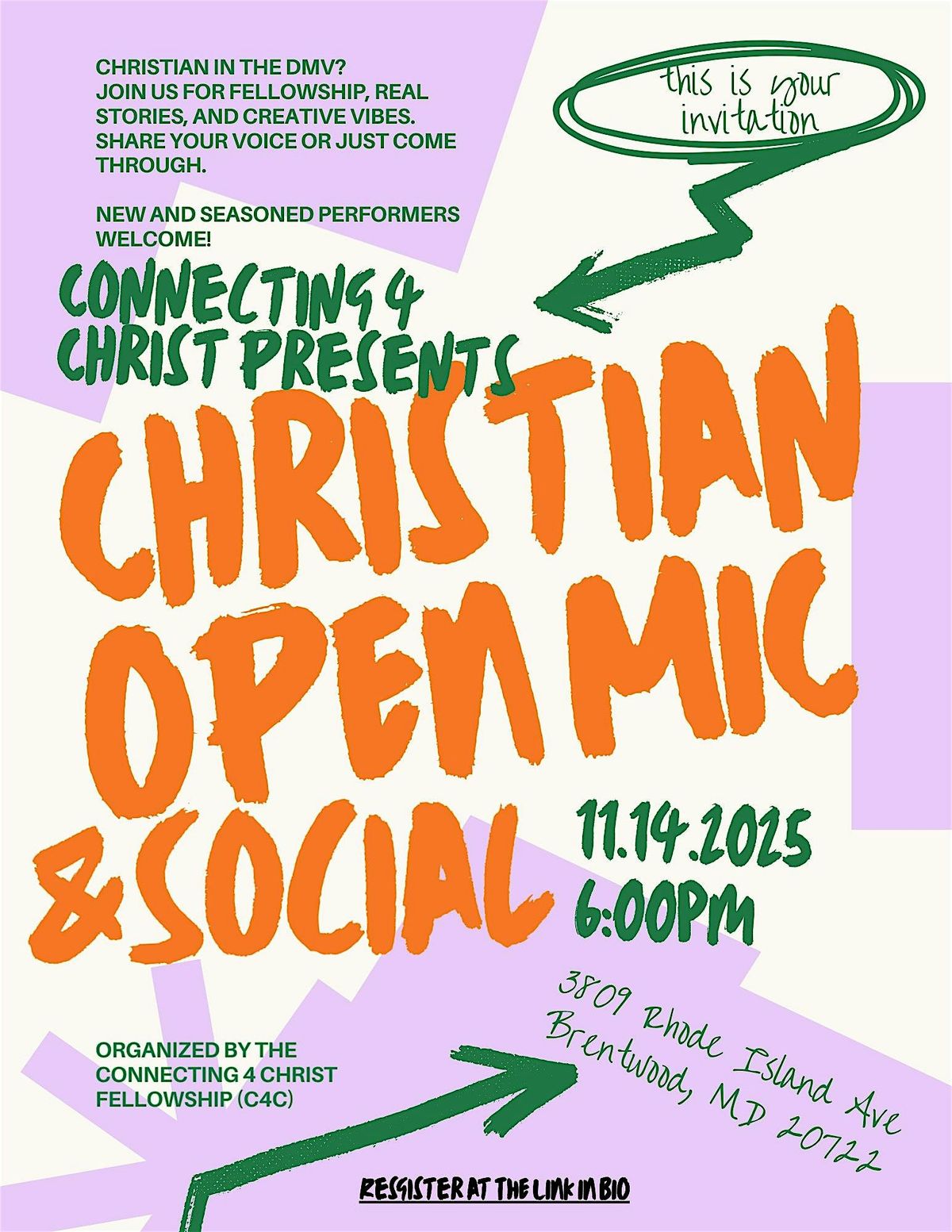 Christian Open Mic & Social, 14 November | Event in Brentwood | AllEvents