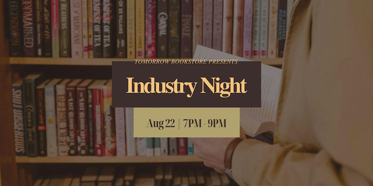Industry Night: Publishing & Book Industry Networking @ Tomorrow Bookstore, 22 August | Event in Indianapolis