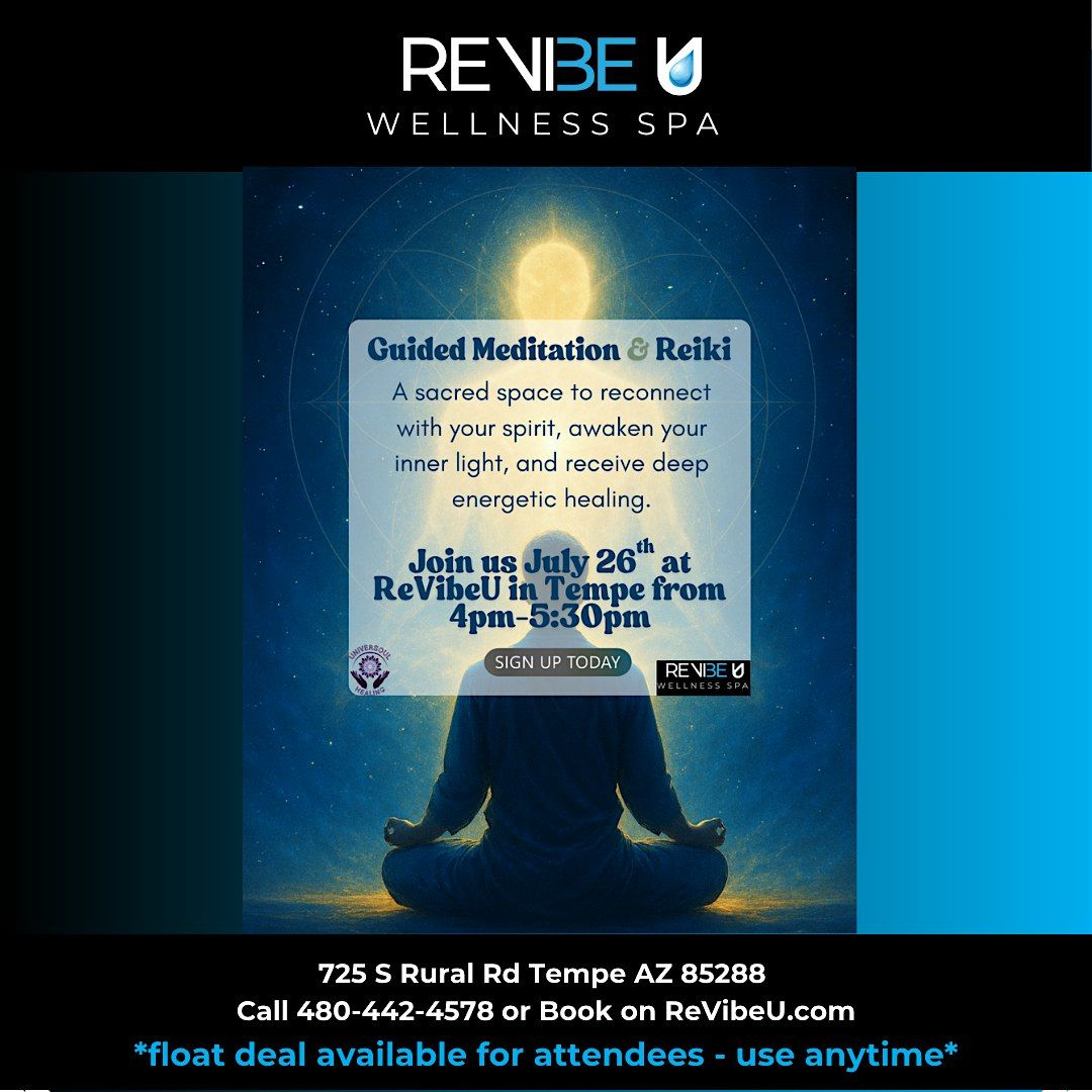 Guided Meditation & Reiki, 26 July | Event in Tempe | AllEvents