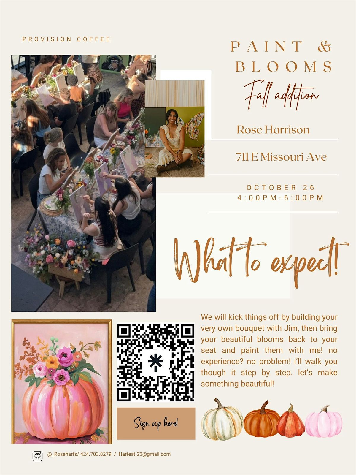 Paint &Blooms provision!, 26 October | Event in Phoenix | AllEvents