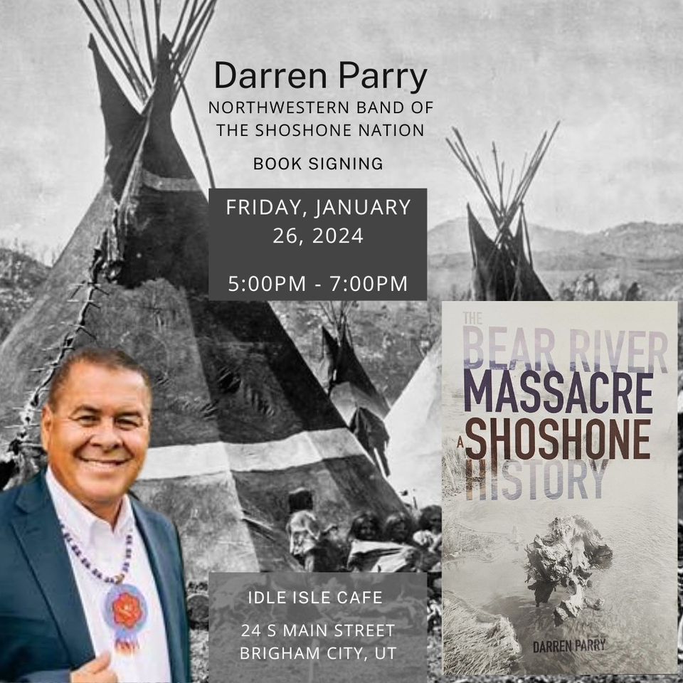 Darren Parry Book Signing Idle Isle Cafe Brigham City 26 January darren-parry-book-signing-idle-isle-cafe-brigham-city-26-january