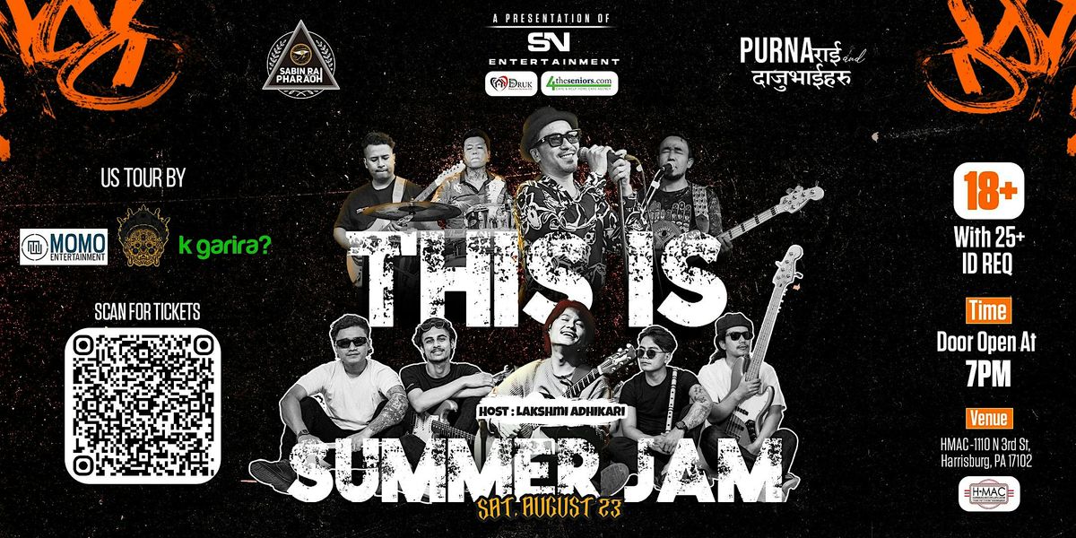 Sabin Rai & The Pharaoh X Purna Rai & Daju Bhai, Live in Harrisburg, 23 August | Event in Harrisburg