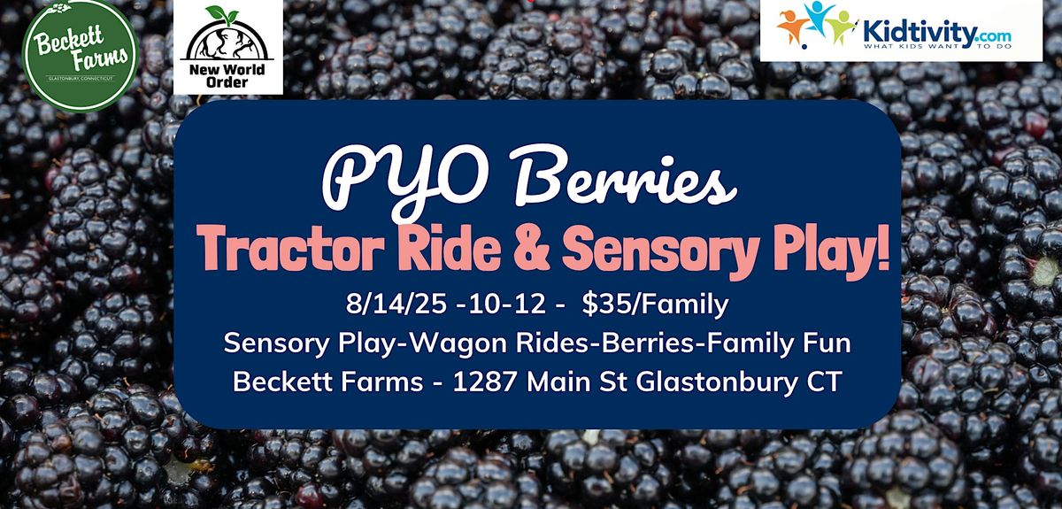 PYO Berries & Sensory Play on the Farm!, 14 August | Event in Glastonbury | AllEvents