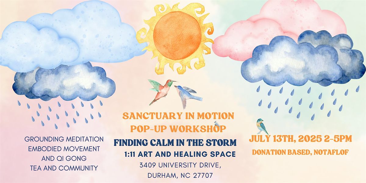 Sanctuary in Motion Pop Up, 13 July | Event in Durham | AllEvents