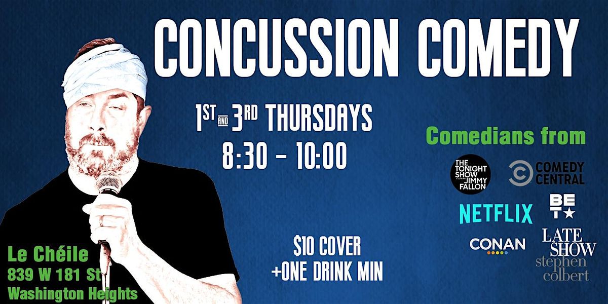Concussion Comedy | Stand-up Comedy in Washington Heights | Event in New York | AllEvents