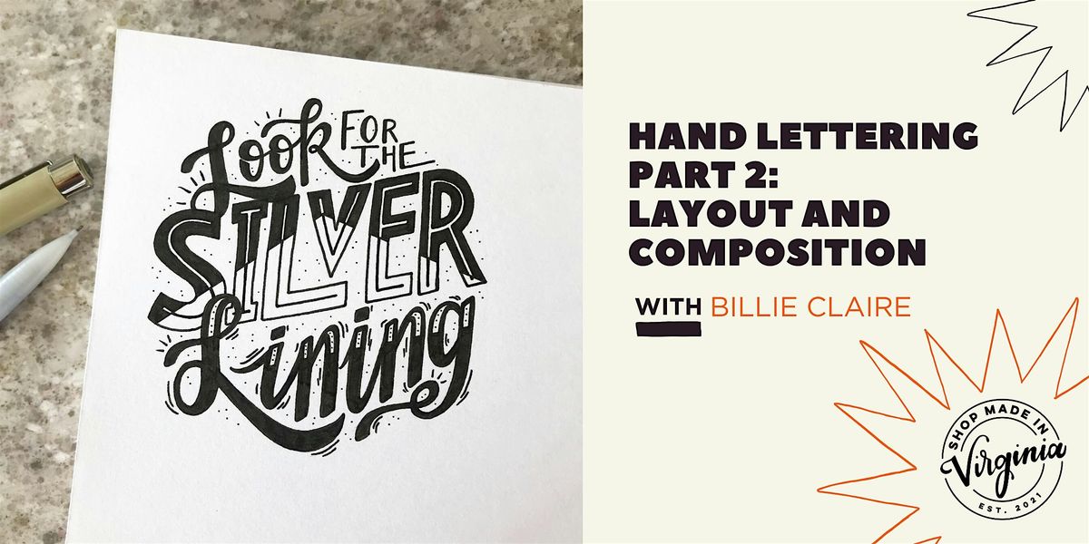 Hand Lettering Part 2: Layout & Composition with Billie Claire, Shop ...