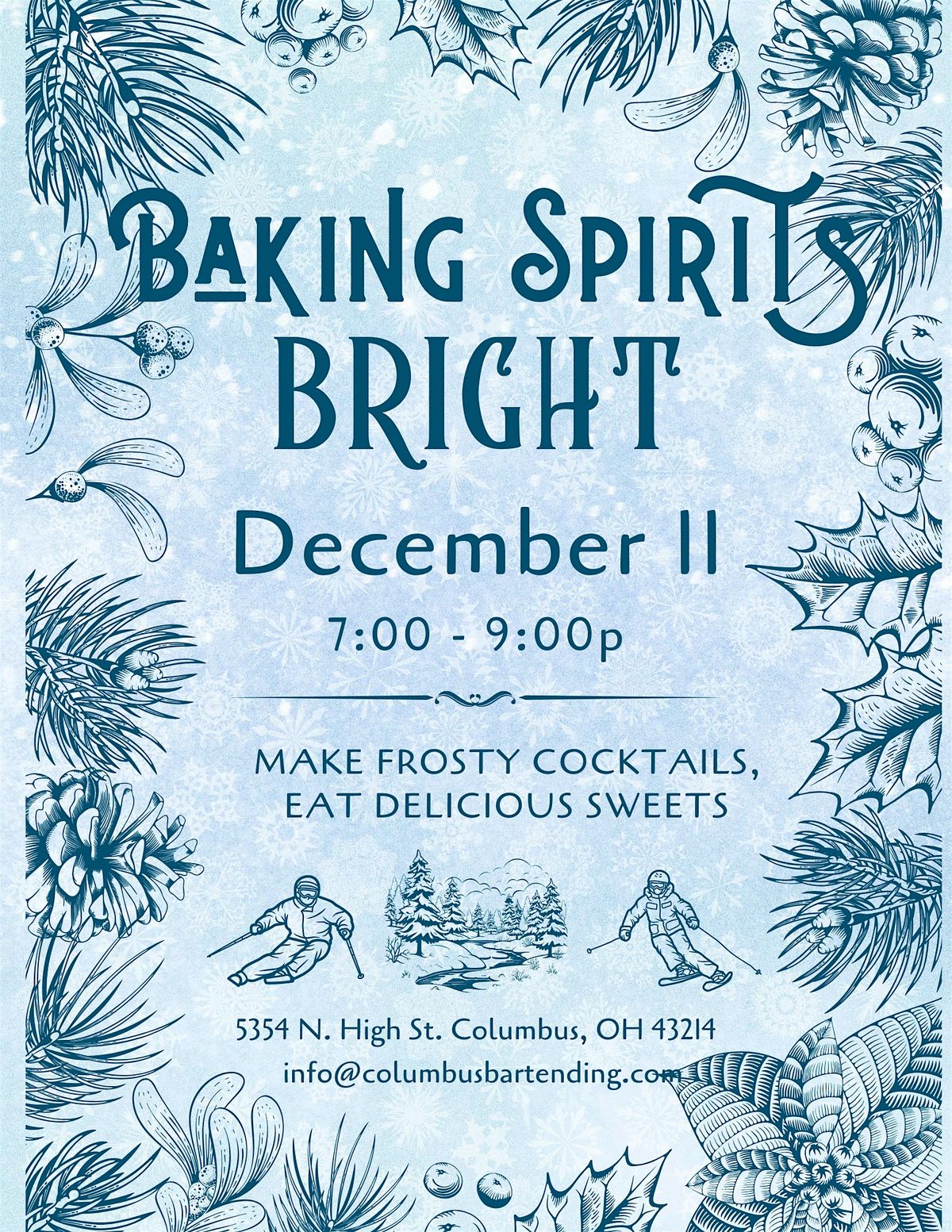 Baking Spirits Bright, 11 December | Event in Columbus | AllEvents