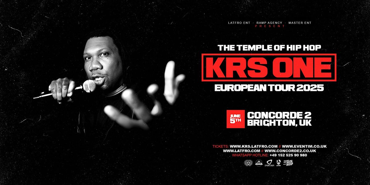 KRS One Live in Brighton, 5 June | Event in Brighton and Hove | AllEvents