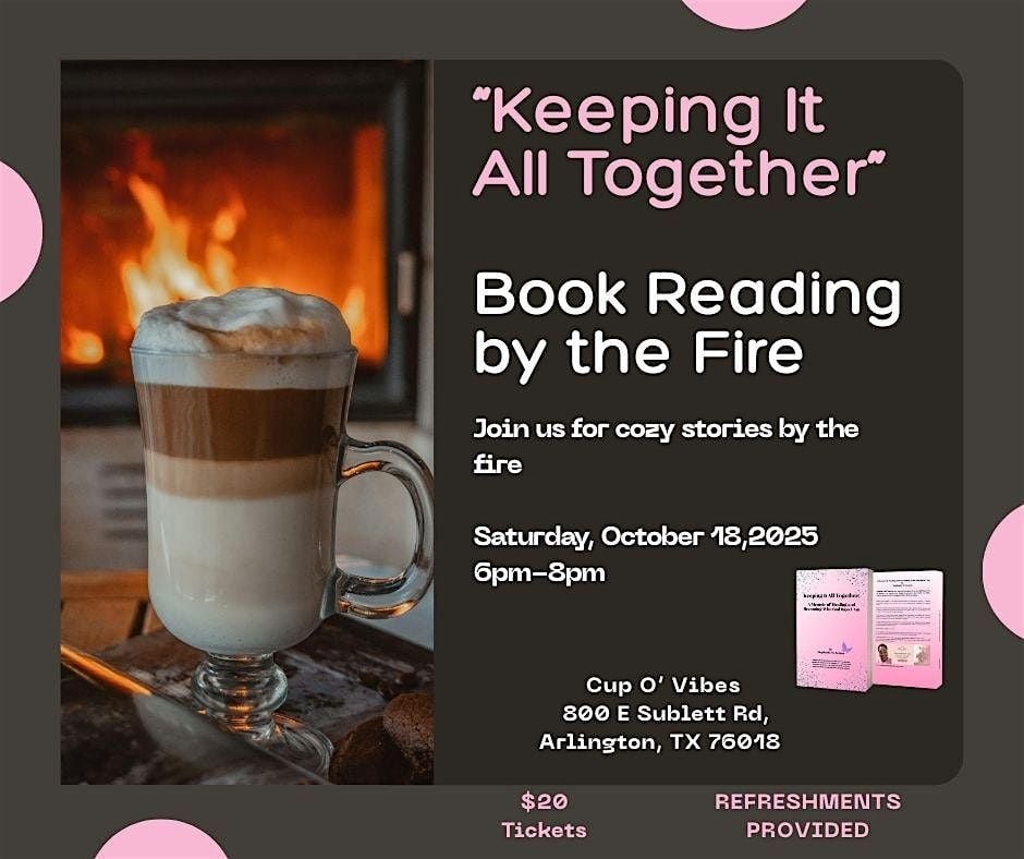 Keeping it, All Together - Book Reading by the Fire, 18 October | Event in Arlington | AllEvents