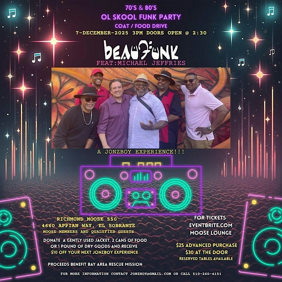 Ol Skool Funk Party …Coat/Food Drive, 7 December | Event in El Sobrante | AllEvents