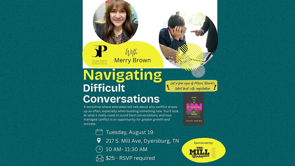 Navigating Difficult Conversations, 19 August | Event in Dyersburg | AllEvents