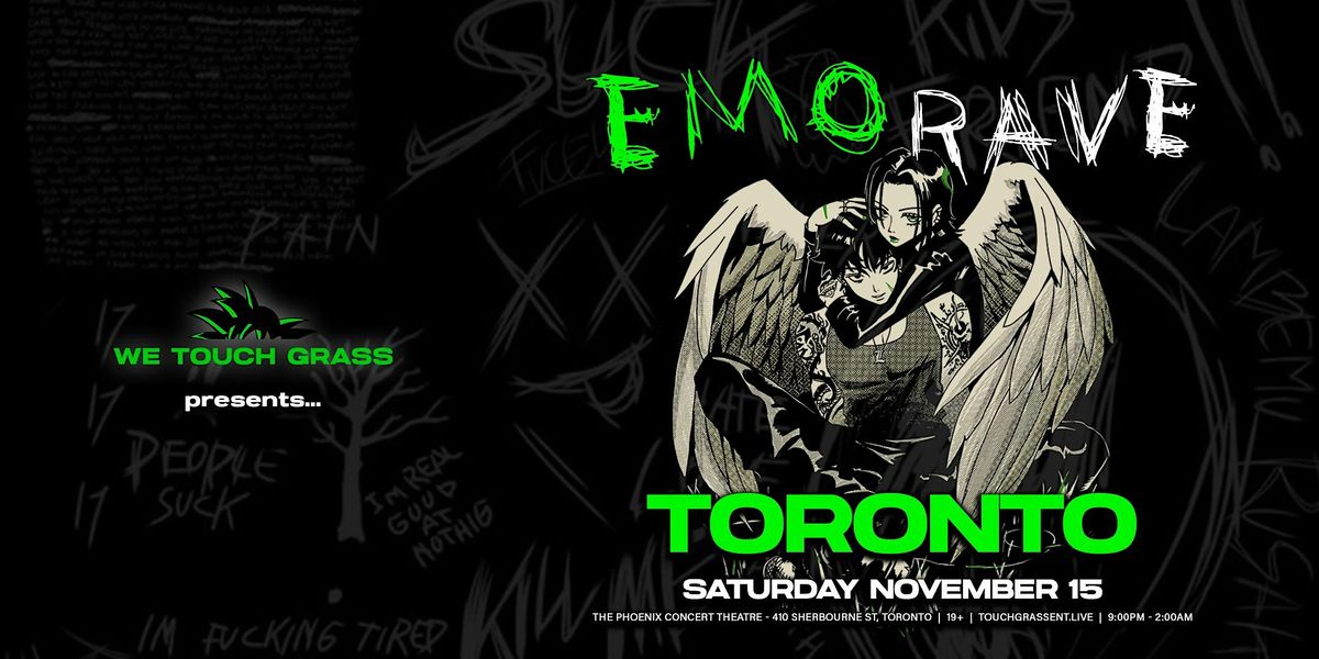 #WeTouchGrass presents: Toronto Emo Rave, 15 November | Event in Toronto | AllEvents