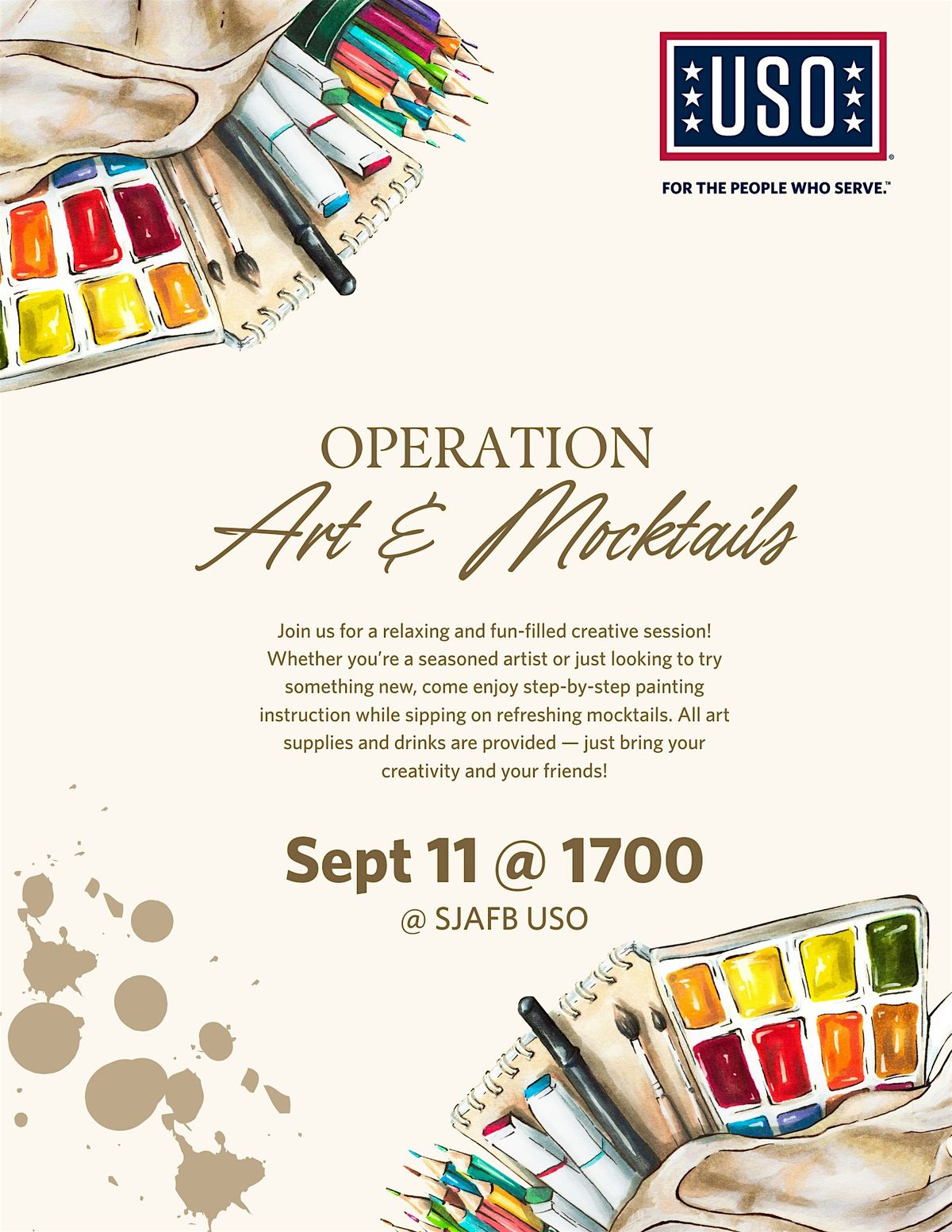 Operation: Art and Mocktails, 9 October | Event in Goldsboro | AllEvents
