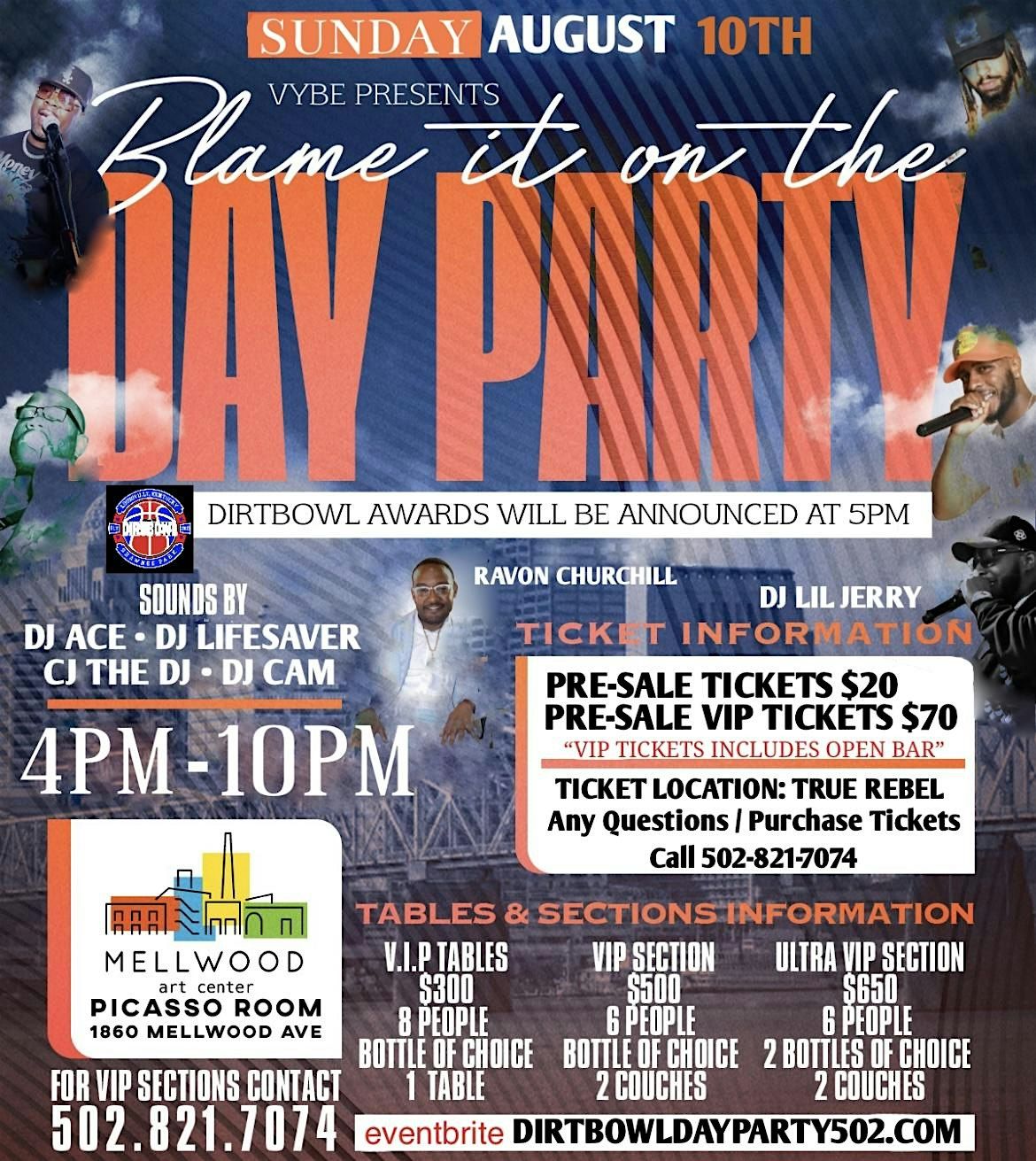 Blame It On The Day Party, 10 August | Event in Louisville | AllEvents