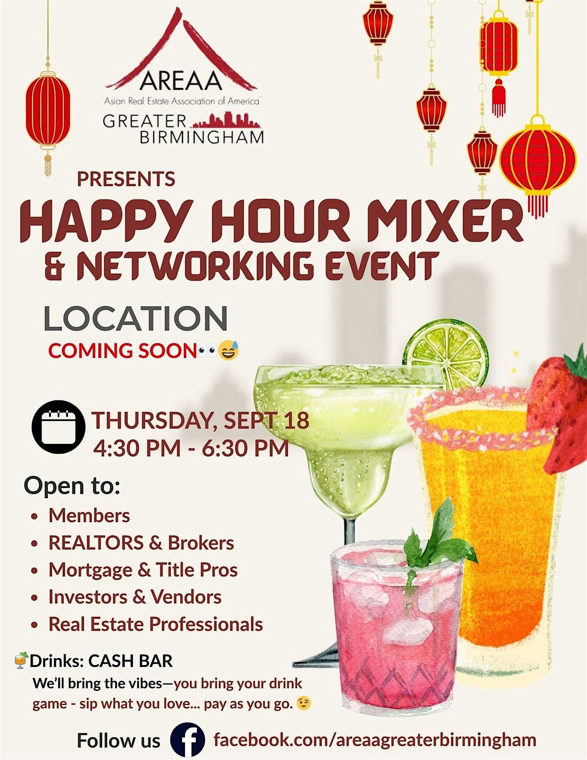 Happy Hour Mixer & Networking Event - AAPI, 19 September | Event in Birmingham | AllEvents