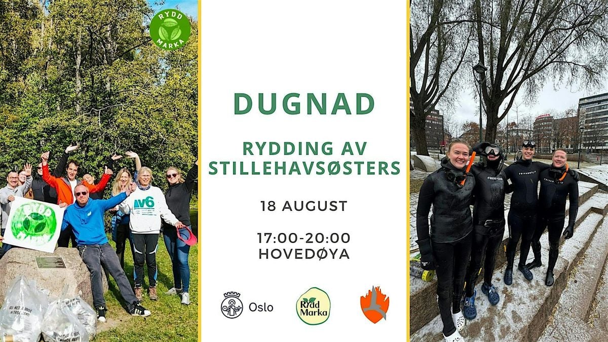 Rydding av Stillehavsøsters med Rydd Marka, Fjord CleanUp & Bymiljøetaten, 18 August | Event in Gamle Oslo