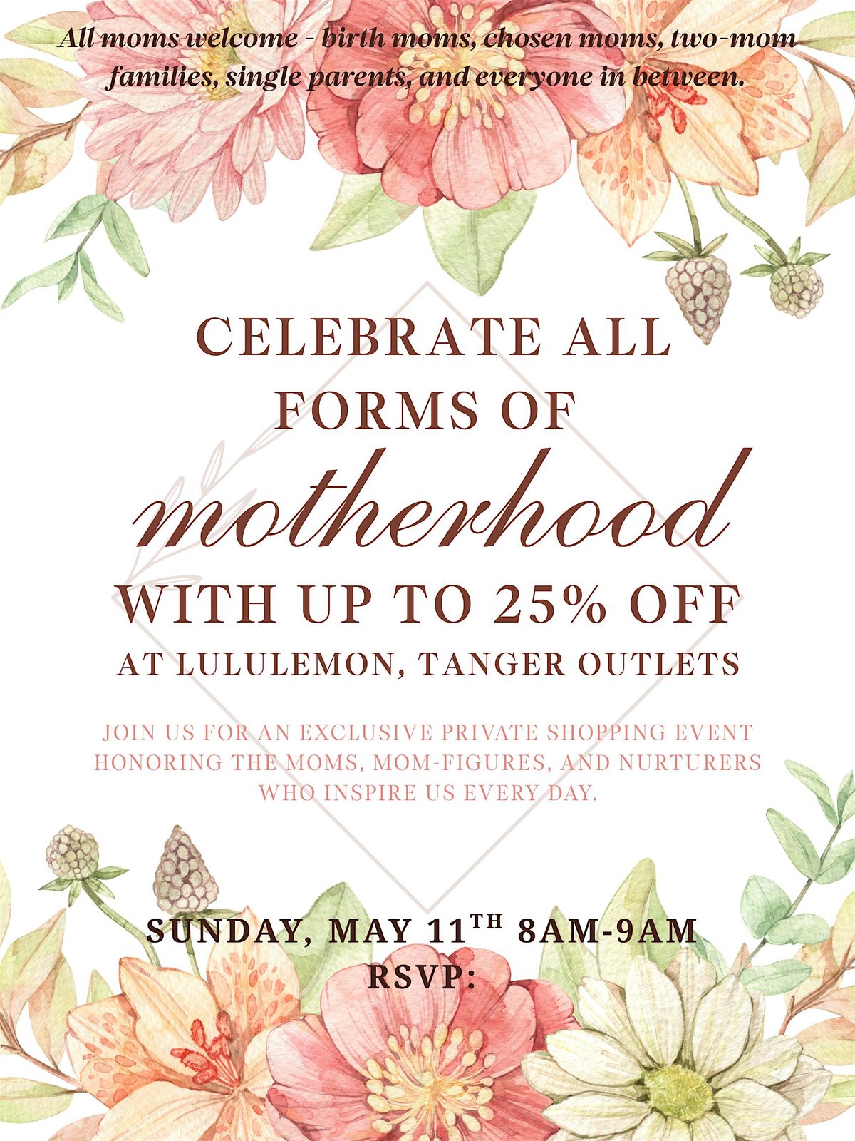 Mother's Day at lululemon, 11 May | Event in Ottawa | AllEvents