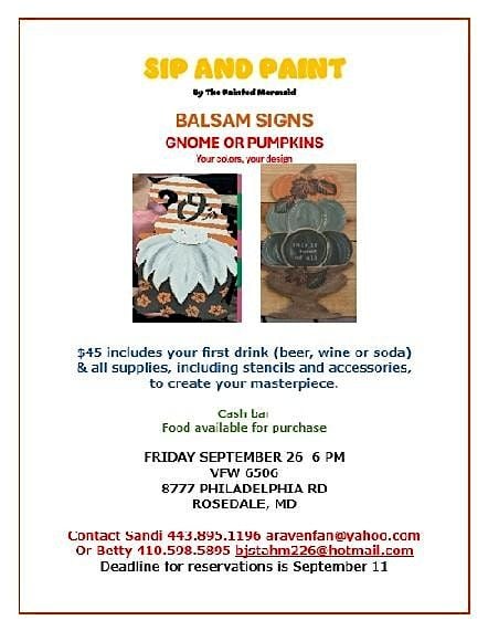 SIP N PAINT, 26 September | Event in Rosedale | AllEvents