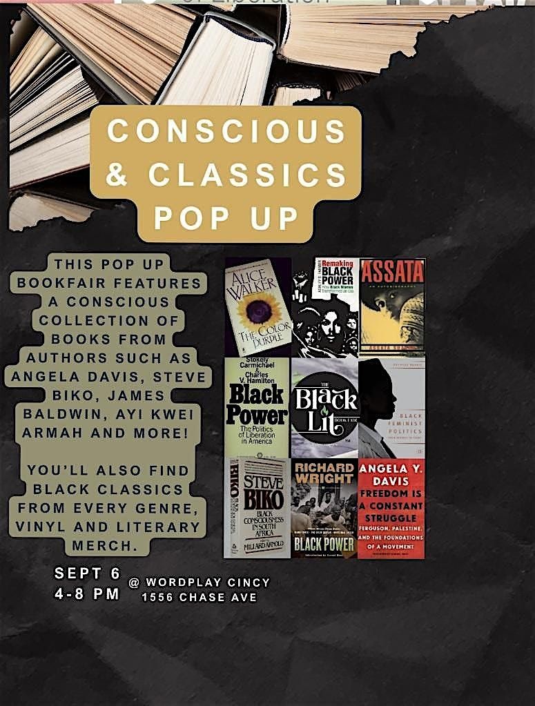 Conscious & Classics Pop up Bookfair, 6 September | Event in Cincinnati | AllEvents