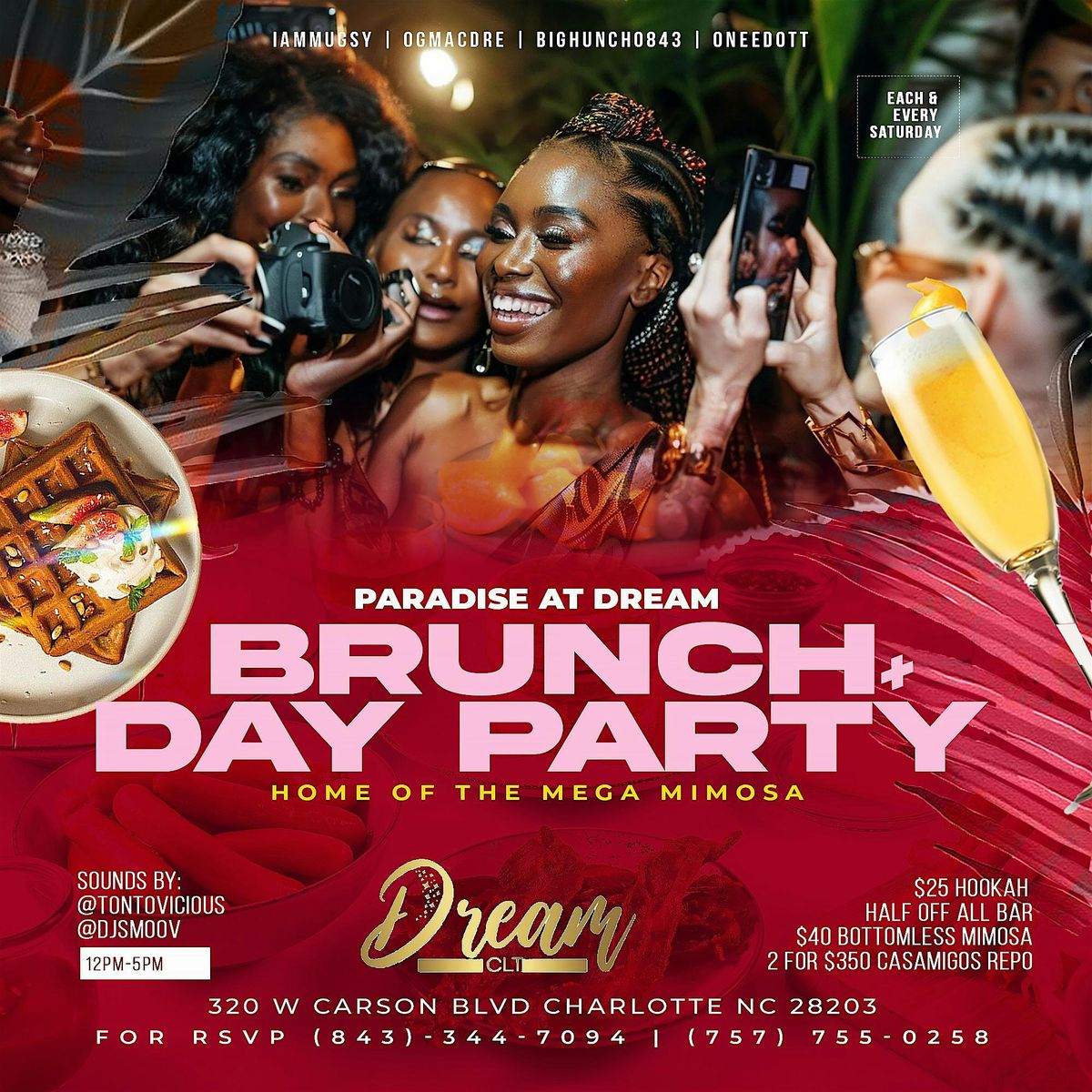 Paradise At Dream Brunch + Day Party | Event in Charlotte | AllEvents