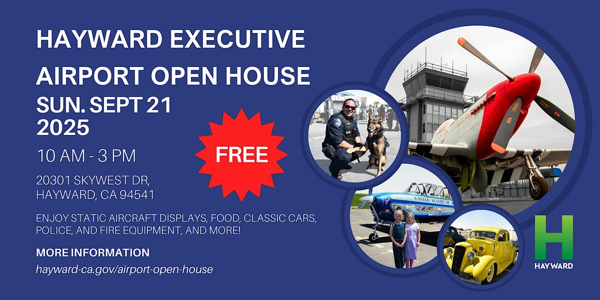 Hayward Executive Airport Open House, 21 September | Event in Hayward | AllEvents