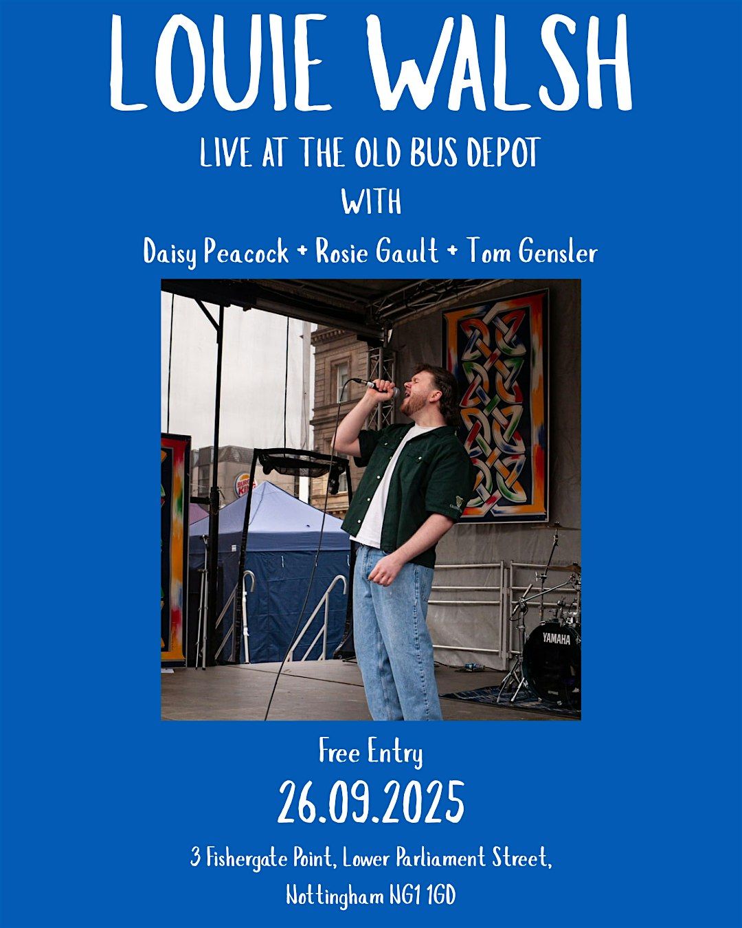 LOUIE WALSH Live At The Old Bus Depot, 26 September | Event in Nottingham | AllEvents