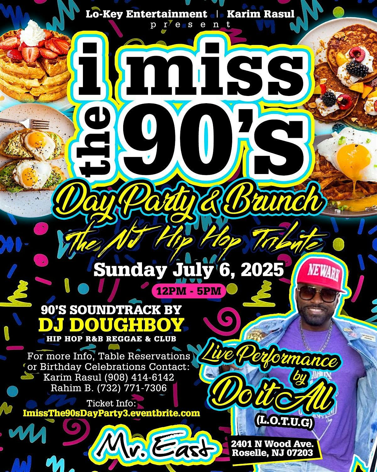 i miss the 90’s Day Party & Brunch Feat. Do It All (L.O.T.U.G), 6 July | Event in Roselle | AllEvents