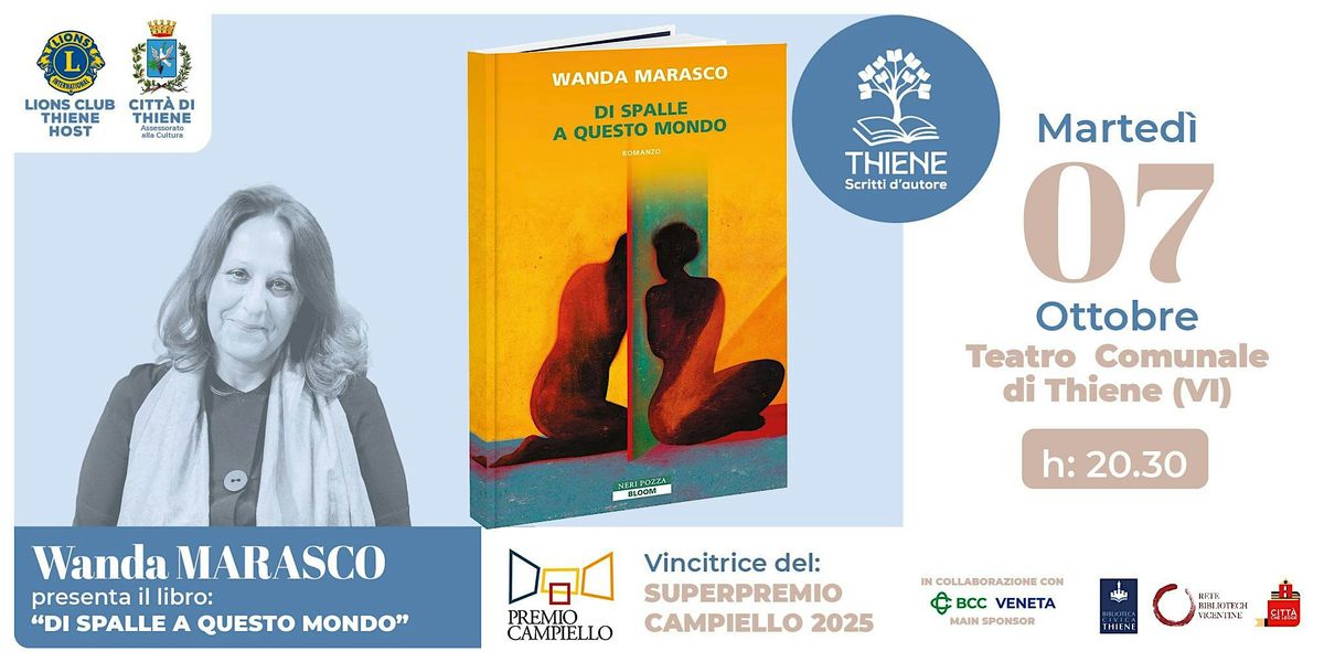 Wanda Marasco - Thiene Scritti d'autore | Event in Thiene | AllEvents
