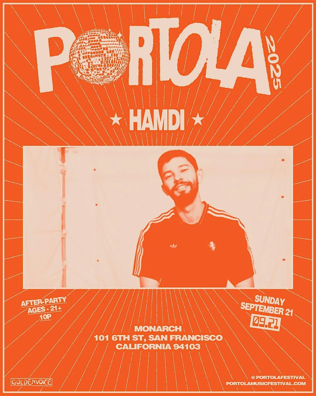 PORTOLA WEEK: Hamdi, 21 September | Event in San Francisco | AllEvents